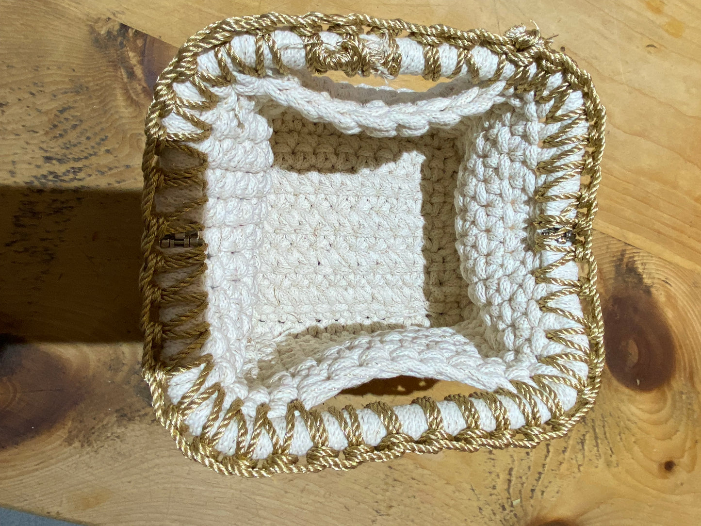 The Gold baguette bag