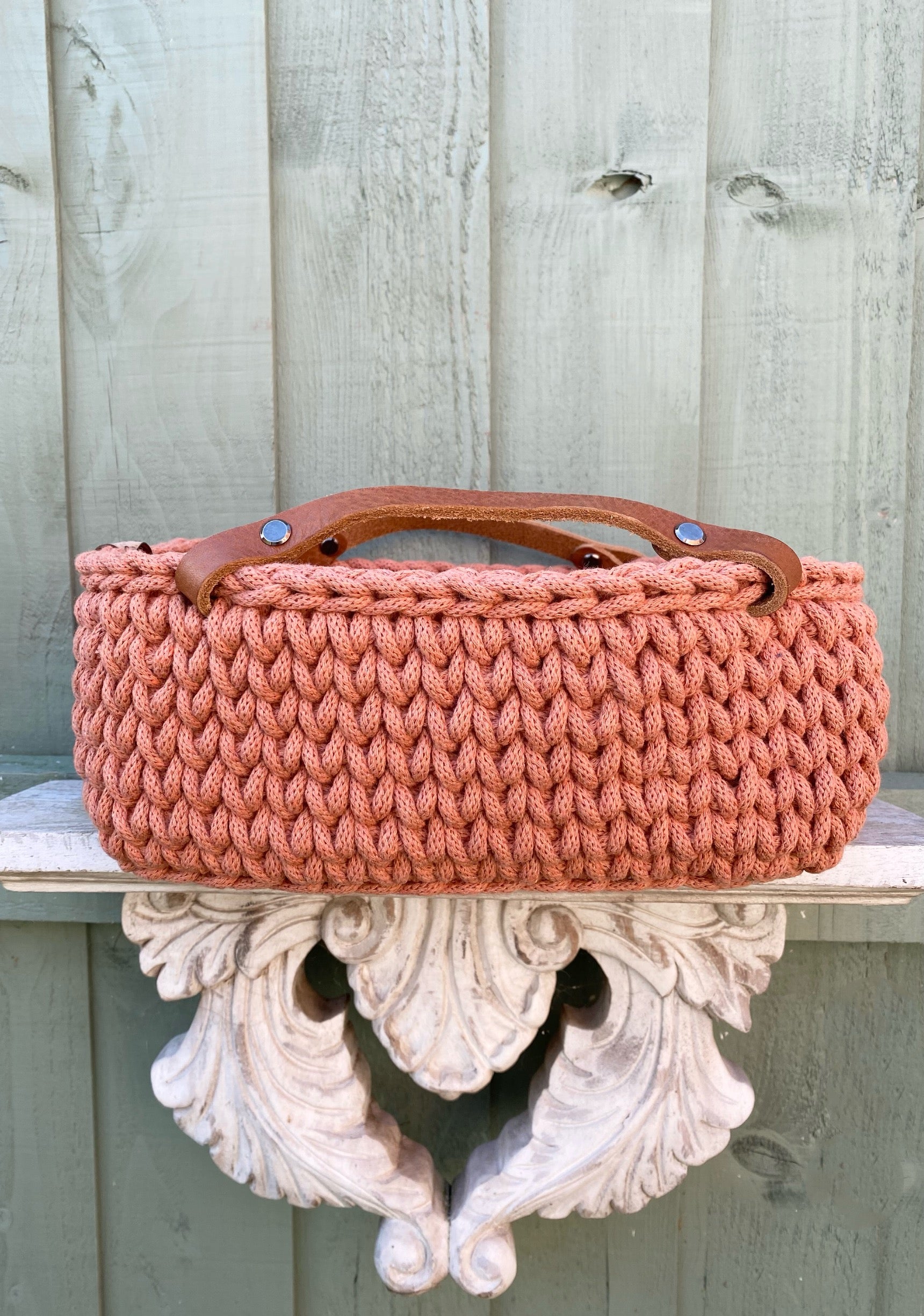 Shelving unit basket shelving unit storage basket with handles eco-friendly basket crochet basket basket reclaimed leather recycled baskets