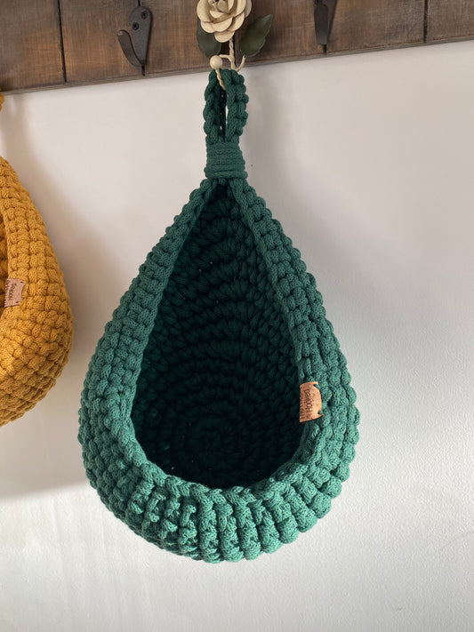 Hanging baskets . Storage solution