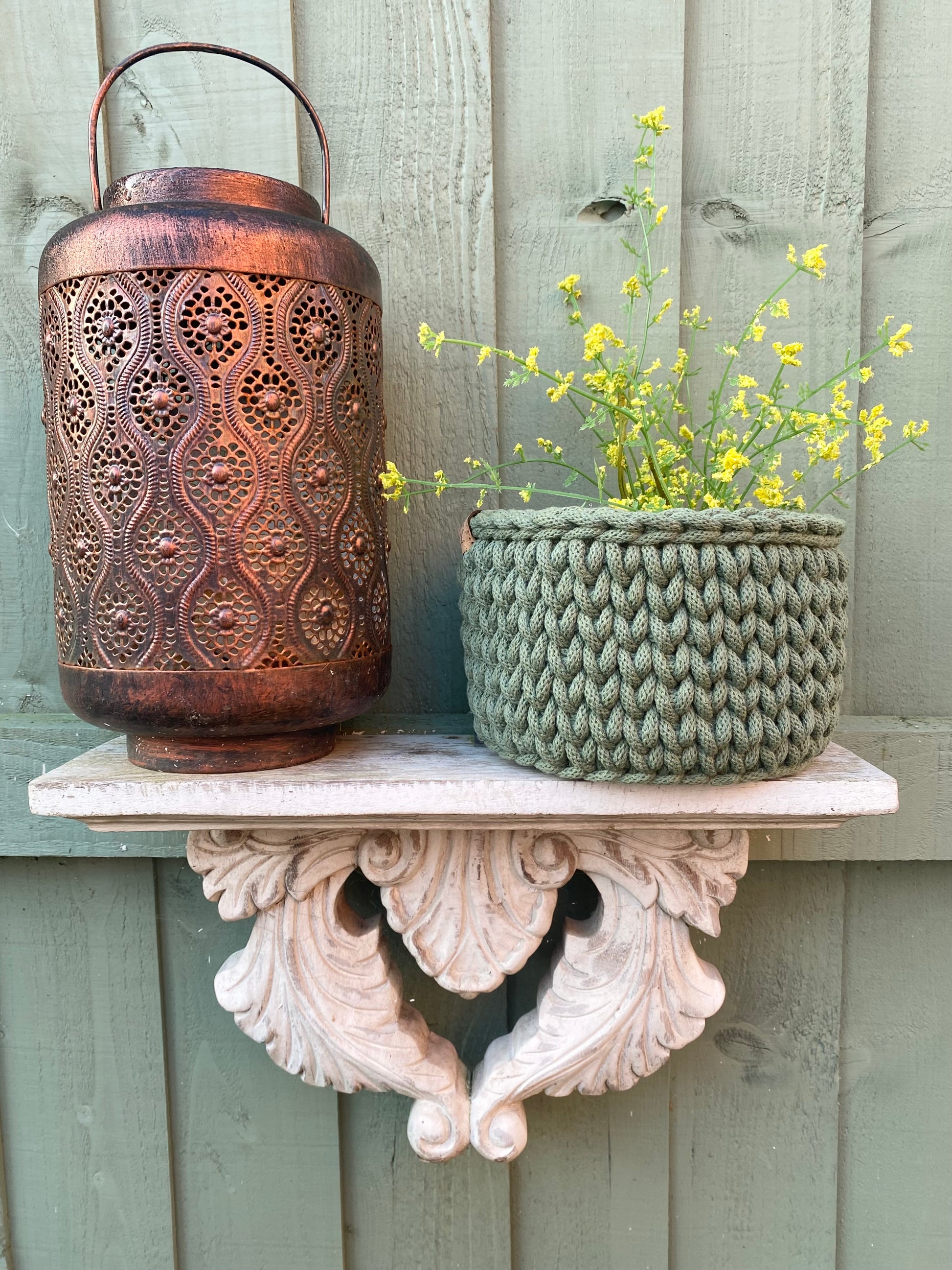 Large basket, storage basket, crochet basket, eco-friendly basket, plant pot, recycled, cotton basket, luxury living, country homes, country living, storage solutions, storage basket, baskets for Mother’s Day. 